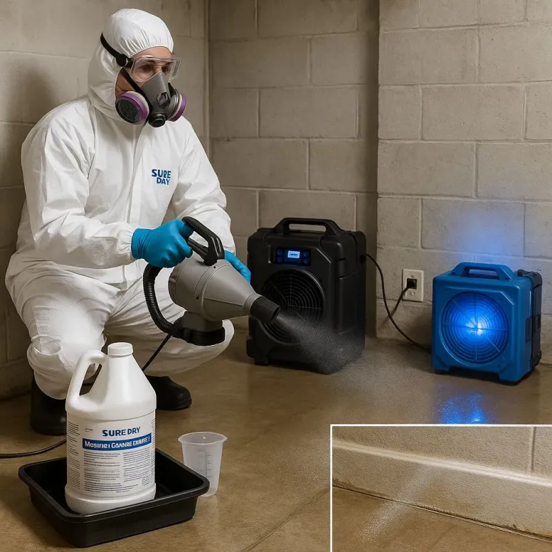 Sanitization and Odor Removal process in Lithonia, GA
